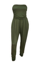 Load image into Gallery viewer, Ruched Harem Tube Jumpsuit