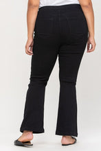 Load image into Gallery viewer, Black Pull On Flare Jeans