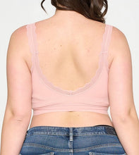 Load image into Gallery viewer, Pullover Lace Trim Bralette