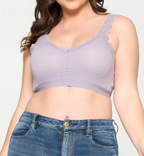 Load image into Gallery viewer, Pullover Lace Trim Bralette