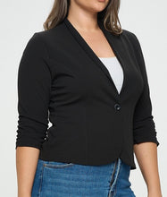 Load image into Gallery viewer, 3/4 Sleeve Solid Blazer