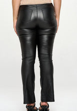 Load image into Gallery viewer, Faux Leather Flare Pants
