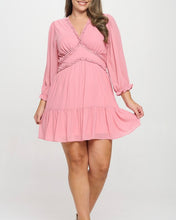 Load image into Gallery viewer, Fit and flare mini dress