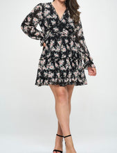 Load image into Gallery viewer, Floral Fit and Flare Dress