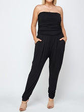 Load image into Gallery viewer, Ruched Harem Tube Jumpsuit