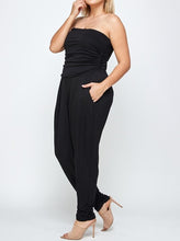 Load image into Gallery viewer, Ruched Harem Tube Jumpsuit