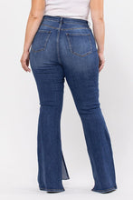 Load image into Gallery viewer, High Rise Long Inseam Slit Flare Jeans