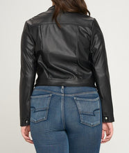 Load image into Gallery viewer, Faux Leather Biker Jacket