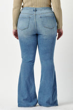 Load image into Gallery viewer, High Rise Long Inseam Slit Flare Jeans