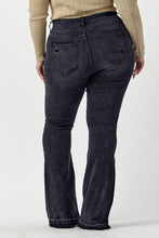 Load image into Gallery viewer, High Rise Five Button Released Hem Flare Jeans