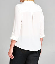 Load image into Gallery viewer, Solid Long Sleeve Blouse