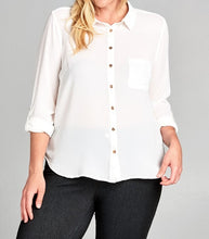 Load image into Gallery viewer, Solid Long Sleeve Blouse