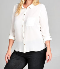 Load image into Gallery viewer, Solid Long Sleeve Blouse