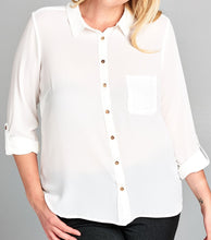 Load image into Gallery viewer, Solid Long Sleeve Blouse