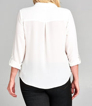 Load image into Gallery viewer, Solid Long Sleeve Blouse