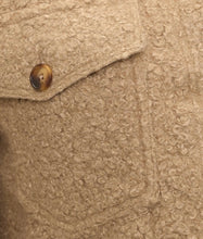 Load image into Gallery viewer, Poly Boucle Button Down Shacket
