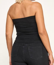 Load image into Gallery viewer, Strapless glitter bandeau top
