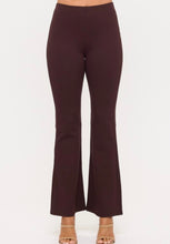 Load image into Gallery viewer, Nylon Ponte Flare Pants
