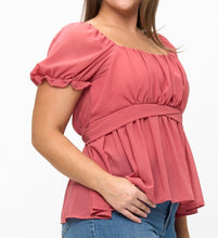 Load image into Gallery viewer, Solid tie back top
