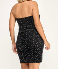 Load image into Gallery viewer, Metal Crescent Pattern Tube Mini Dress
