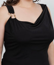 Load image into Gallery viewer, One Shoulder Hardware Detail Top
