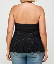 Load image into Gallery viewer, Eyelet Bandeau Top
