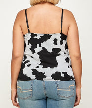 Load image into Gallery viewer, Cow Print Bustier Top
