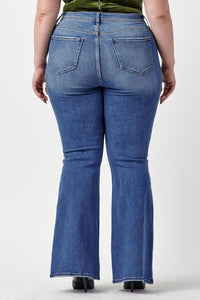 High Rise Destroy Super Flare Jeans