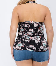 Load image into Gallery viewer, Floral Print Halter Top
