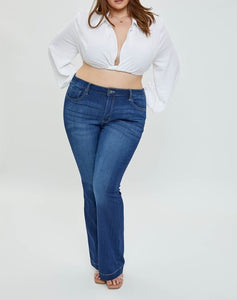 Tall Mid Rise Flare Jeans