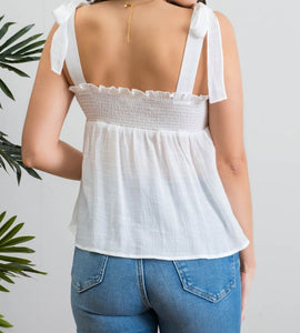 Smock Embroidered Top