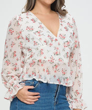 Load image into Gallery viewer, Floral Peplum Top
