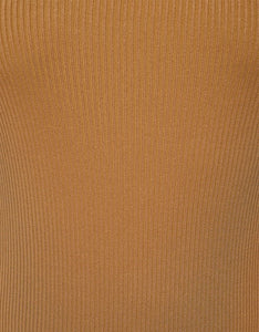Ribbed Cutout Long Sleeve Sweater Dress