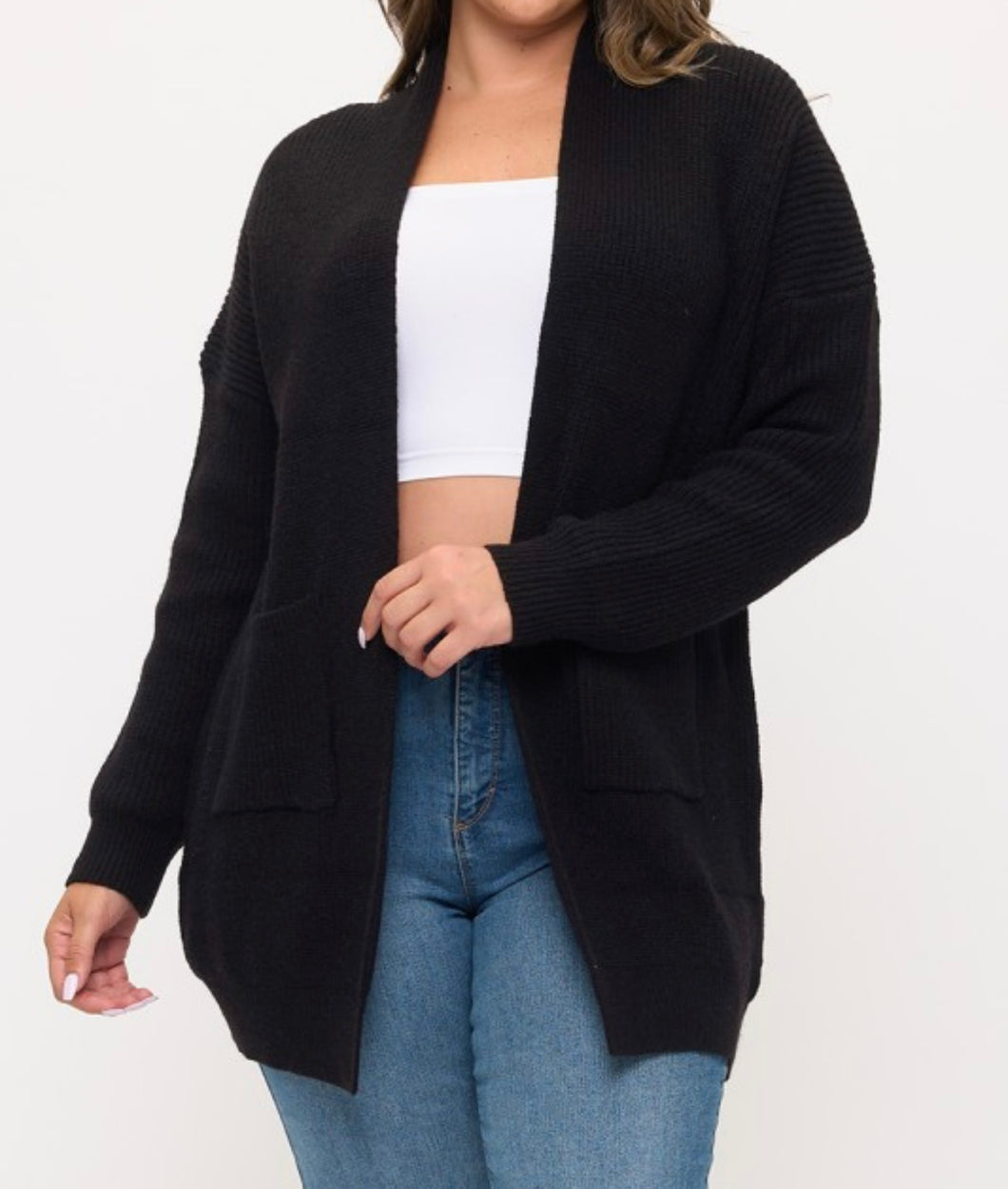 Cozy Open Front Cardigan