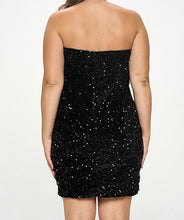 Load image into Gallery viewer, Sequin Tube Mini Party Dress

