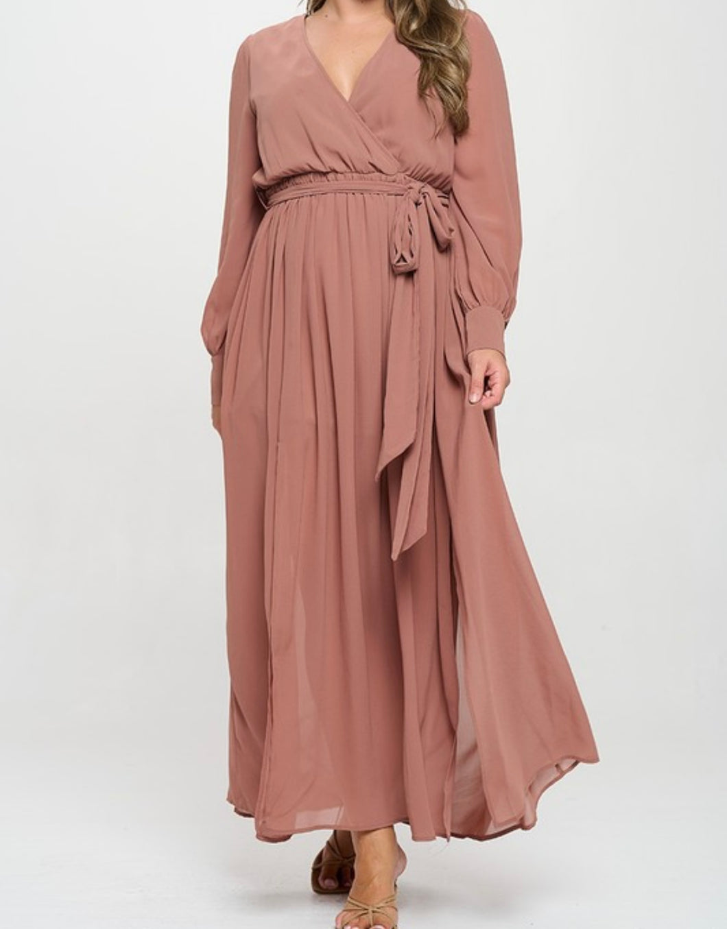 Chiffon maxi dress