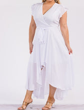 Load image into Gallery viewer, Surplice Faux Wrap Maxi Dress
