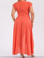 Load image into Gallery viewer, Surplice Faux Wrap Maxi Dress
