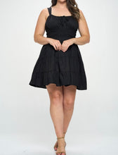 Load image into Gallery viewer, Tiered sleeveless mini dress
