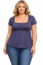 Load image into Gallery viewer, Babydoll Short Sleeve Top
