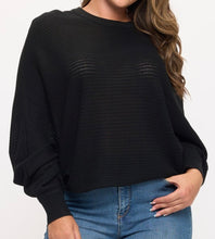 Load image into Gallery viewer, Relaxed Batwing Knit Sweater Top
