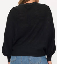 Load image into Gallery viewer, Relaxed Batwing Knit Sweater Top
