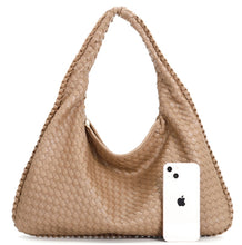 Load image into Gallery viewer, WOVEN BRAIDED HOBO BAG
