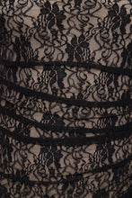 Load image into Gallery viewer, Plus Ruched Lace Dress
