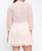 Load image into Gallery viewer, Floral print fit and flare mini dress
