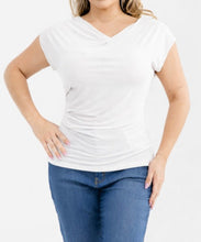 Load image into Gallery viewer, Soft stretch cap sleeve top
