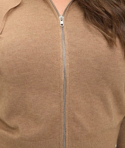 Long sleeve zip up hoodie