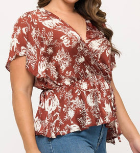 Flutter sleeve top