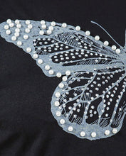 Load image into Gallery viewer, Embellished Butterfly Print Top
