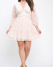 Load image into Gallery viewer, Floral print fit and flare mini dress
